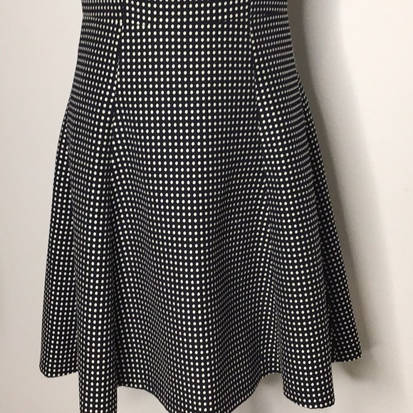 Lauren Ralph Lauren dress navy with white polka dot sleeveless dress size 8 - Picture 3 of 7